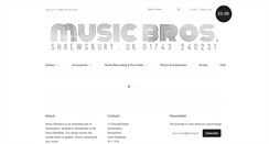 Desktop Screenshot of musicbros.co.uk
